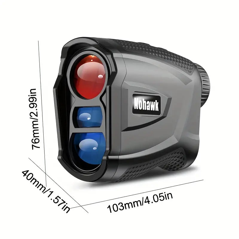 600m Rechargeable Golf Laser Rangefinder – Precision 6x Magnification with Slope & Flag-Lock Vibration