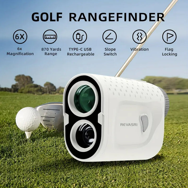 Ultra-Compact Mini Lady’s Golf Rangefinder – Lightweight Palm-Sized Laser with 600m Range & Slope