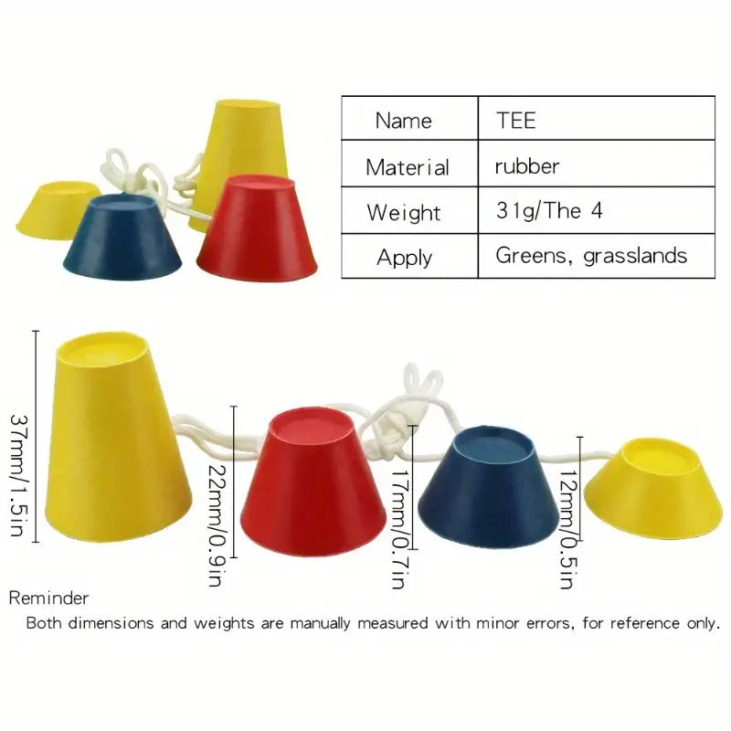 Multi-Height Golf Tees Set