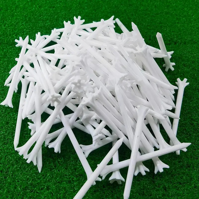 Unbreakable Golf Tees With Improved Durability 70mm 25 pcs