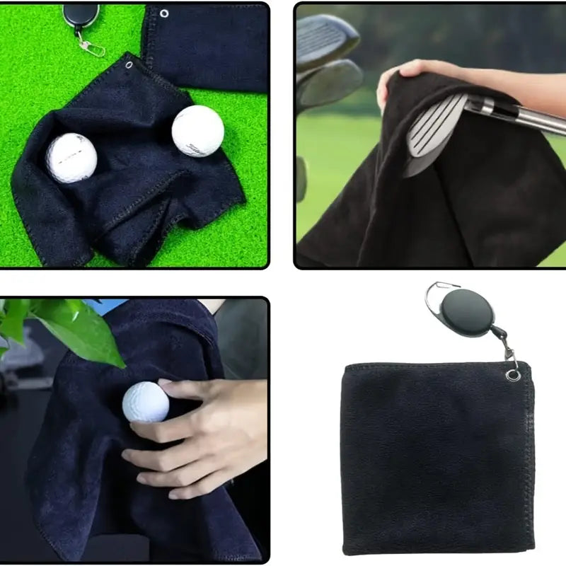 Towel with Retractable Hook - 30x30cm