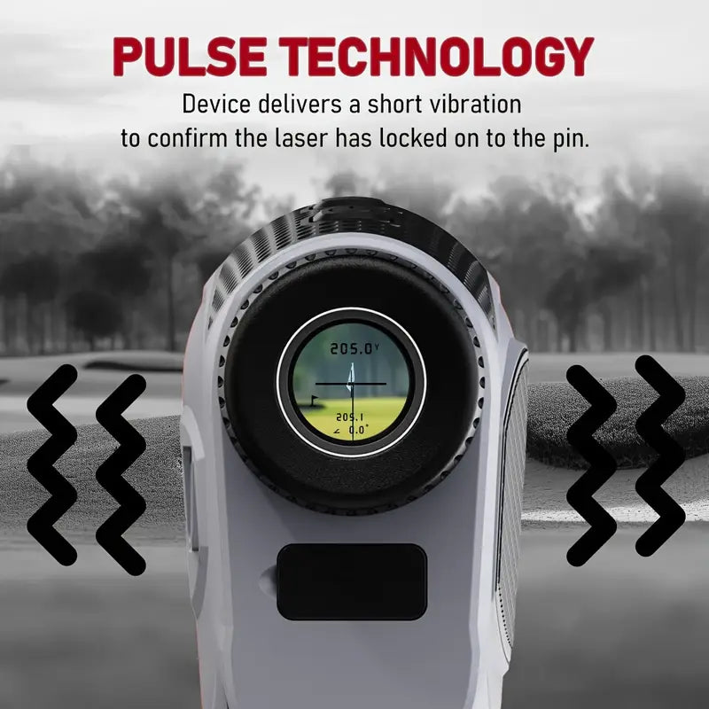 Pro-Series 1000m Rechargeable Golf Rangefinder – High-Precision Laser with Slope, Flag-Lock & USB Charging
