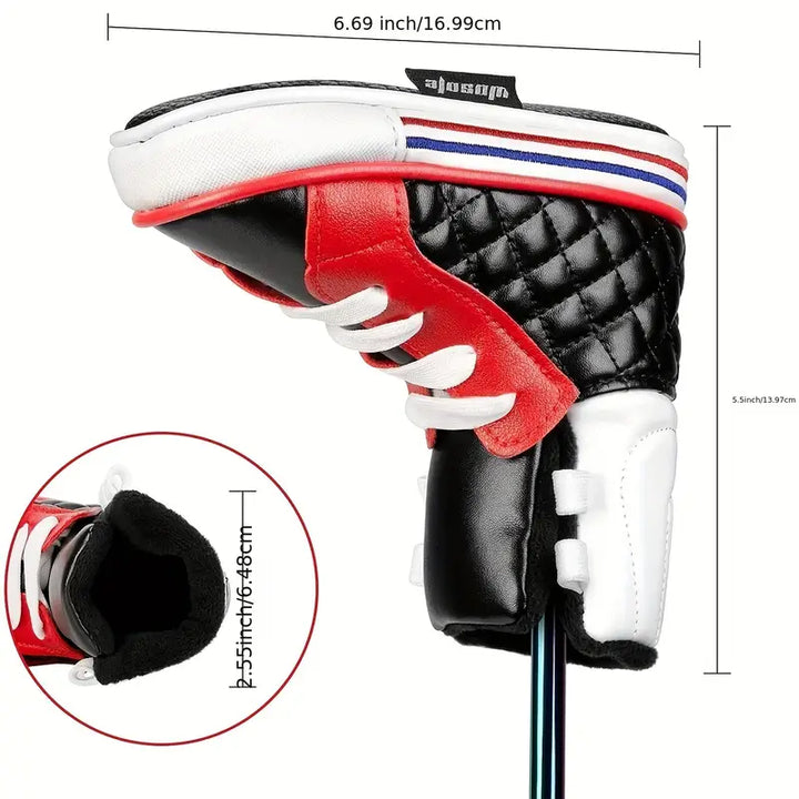 Sneaker Style Golf Putter Cover – Novelty Shoe Design (Blade & Mallet)