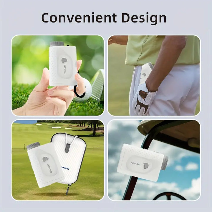 Ultra-Compact Mini Lady’s Golf Rangefinder – Lightweight Palm-Sized Laser with 600m Range & Slope