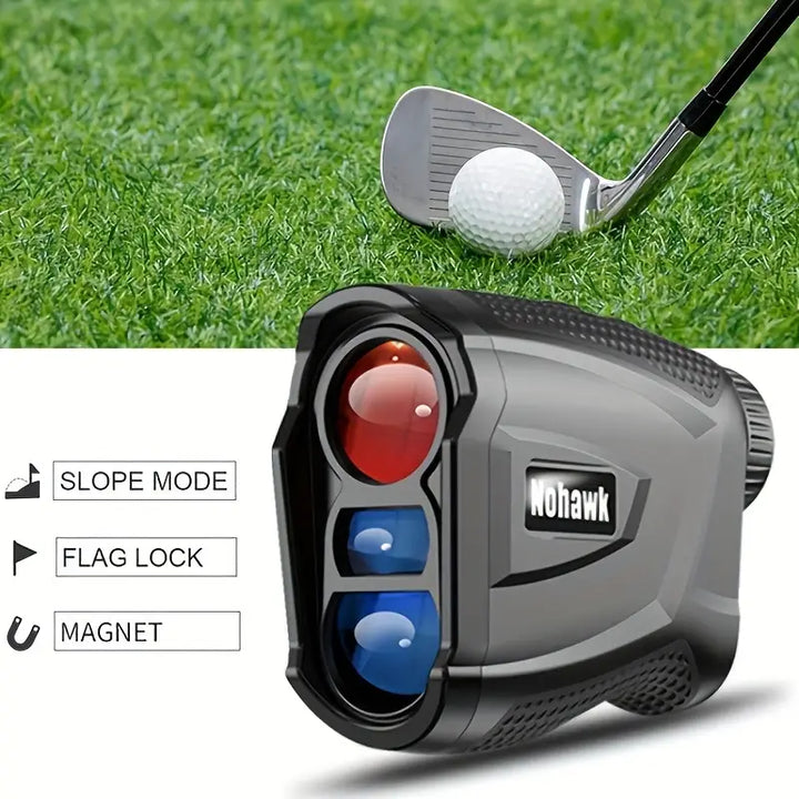 600m Rechargeable Golf Laser Rangefinder – Precision 6x Magnification with Slope & Flag-Lock Vibration