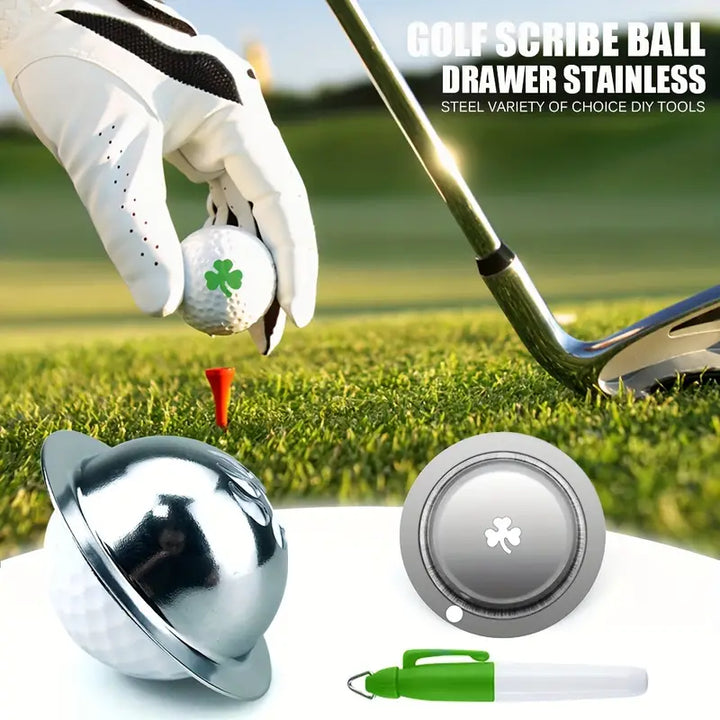 Precision Stainless Steel Golf Ball Marker – Ultra-Durable Alignment Tool for Professional Lines
