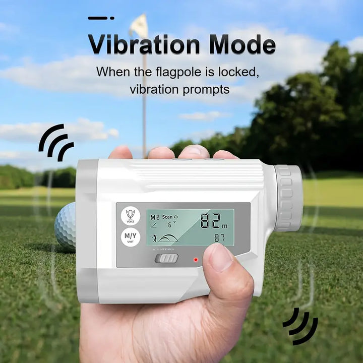 Precision 600M Golf Laser Rangefinder – 6x Magnification with Pin-Lock & Slope Compensation