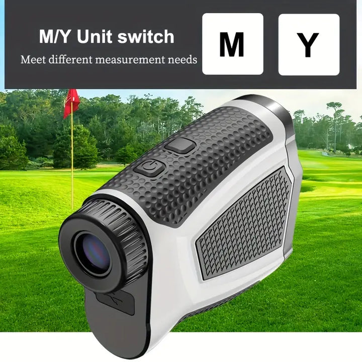 Pro-Series 1000m Rechargeable Golf Rangefinder – High-Precision Laser with Slope, Flag-Lock & USB Charging