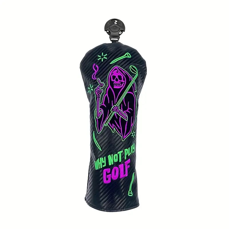 Why Not Play Golf Grim Reaper Headcover – Driver, Fairway, Hybrid