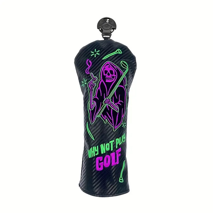 Why Not Play Golf Grim Reaper Headcover – Driver, Fairway, Hybrid