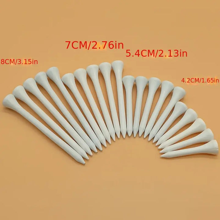 Bamboo Golf Tees - 54mm, 100pcs