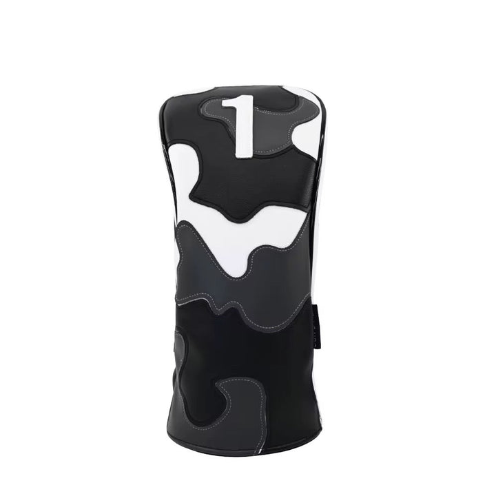 Urban Camouflage Golf Headcovers – Stitched PU Leather (Driver, Fairway, Hybrid)