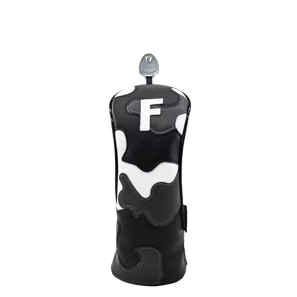 Urban Camouflage Golf Headcovers – Stitched PU Leather (Driver, Fairway, Hybrid)