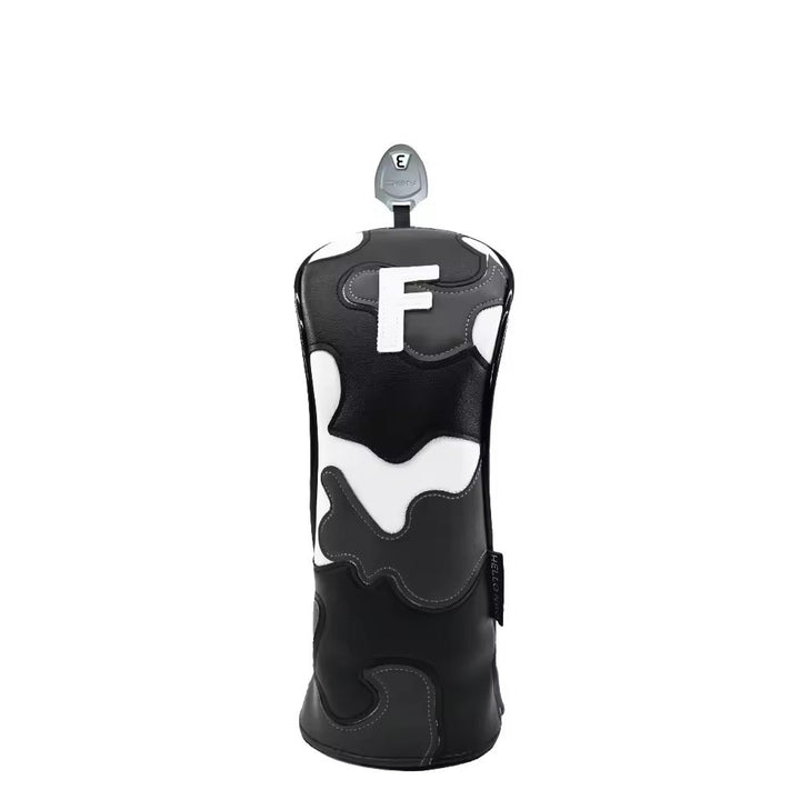 Urban Camouflage Golf Headcovers – Stitched PU Leather (Driver, Fairway, Hybrid)