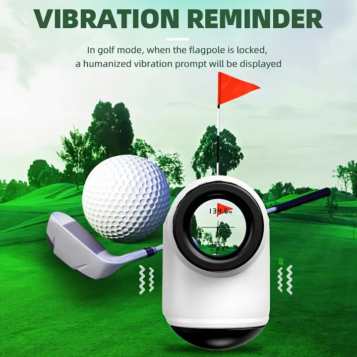 1000m Laser Golf Rangefinder – 6x Magnification, Slope & Flag-Lock