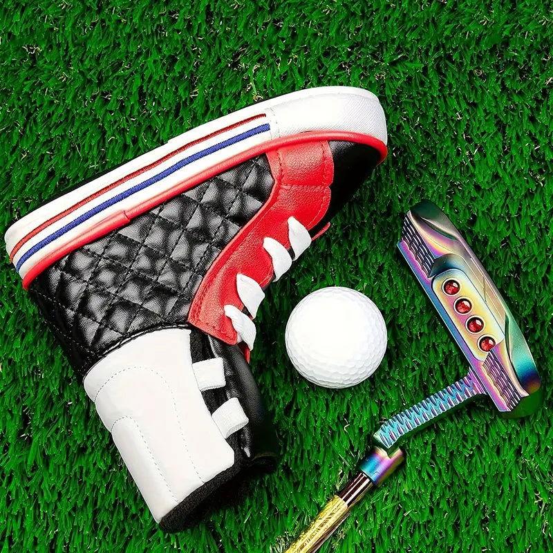 Sneaker Style Golf Putter Cover – Novelty Shoe Design (Blade & Mallet)