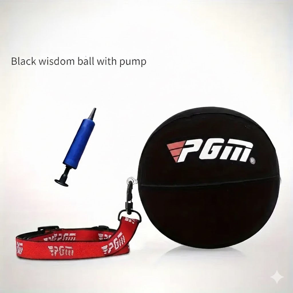 Inflatable Golf Smart Ball Swing Trainer – Adjustable Connection Aid with Hand Pump