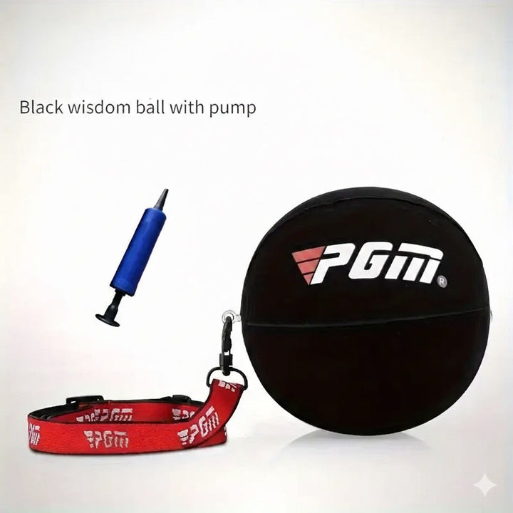 Inflatable Golf Smart Ball Swing Trainer – Adjustable Connection Aid with Hand Pump
