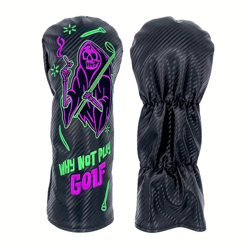 Why Not Play Golf Grim Reaper Headcover – Driver, Fairway, Hybrid