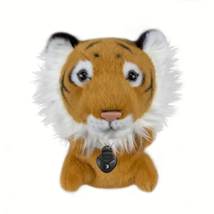 Animal Plush Hybrid Golf Club Head Cover – Orange Tiger & White Tiger Designs