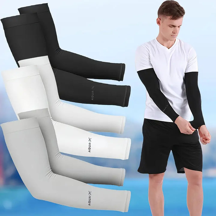 Cooling Arm Protective Sleeves (5-Pack) – UPF 50+ UV Sun Shield & Breathable Compression