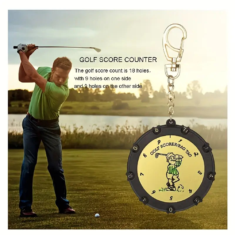 Premium Round 18-Hole Scorecard Holder – Double-Sided Pocket Folder