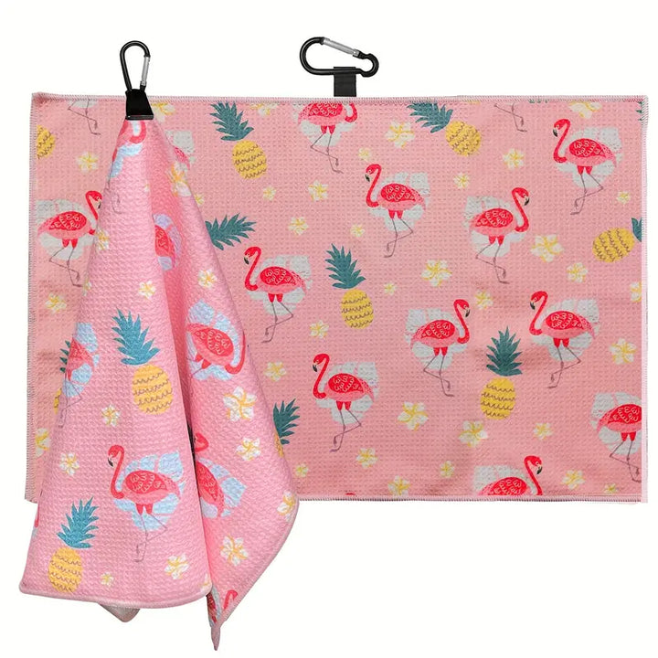 Flamingo Golf Towel - 60x40