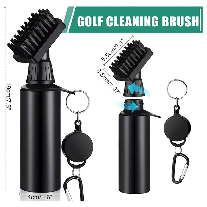 Cleaning Brush with Fixed Clip and Spray Bottle