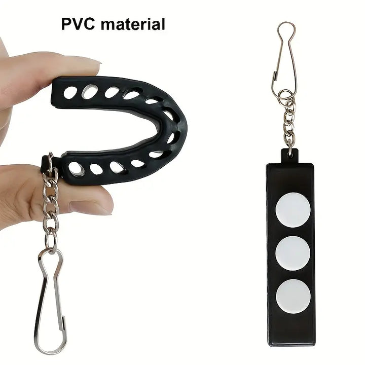 Golf Tee Holder with Keyring Chain – Portable 12-Tee Organizer & Bag Accessory