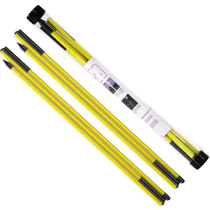 Collapsible Golf Alignment Sticks (2-Pack) – Foldable Training Rods for Travel & Practice