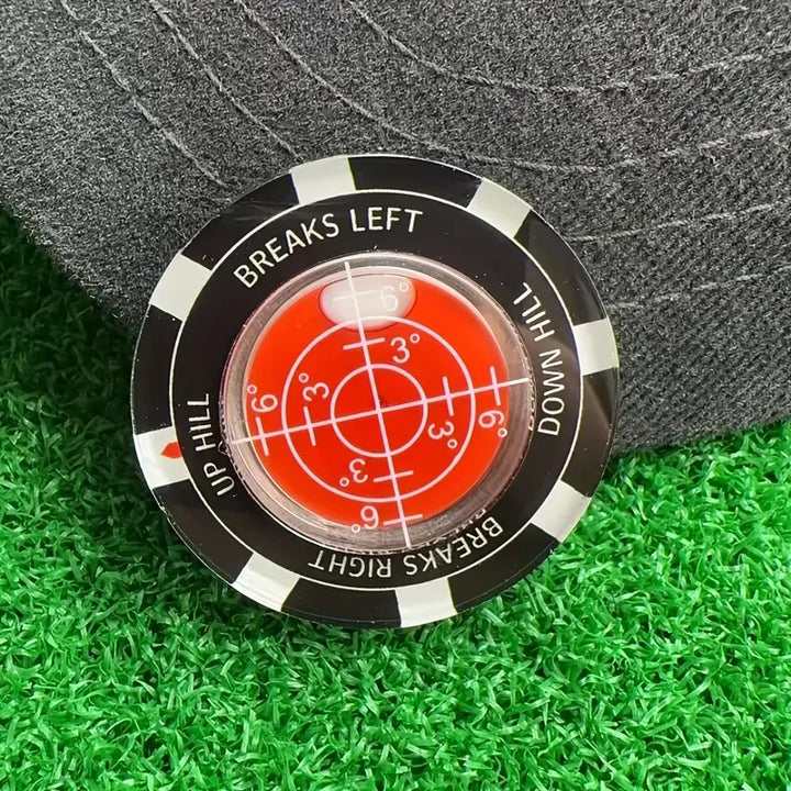 4cm Golf Green Reader – Slope & Break Marker with Bubble Level