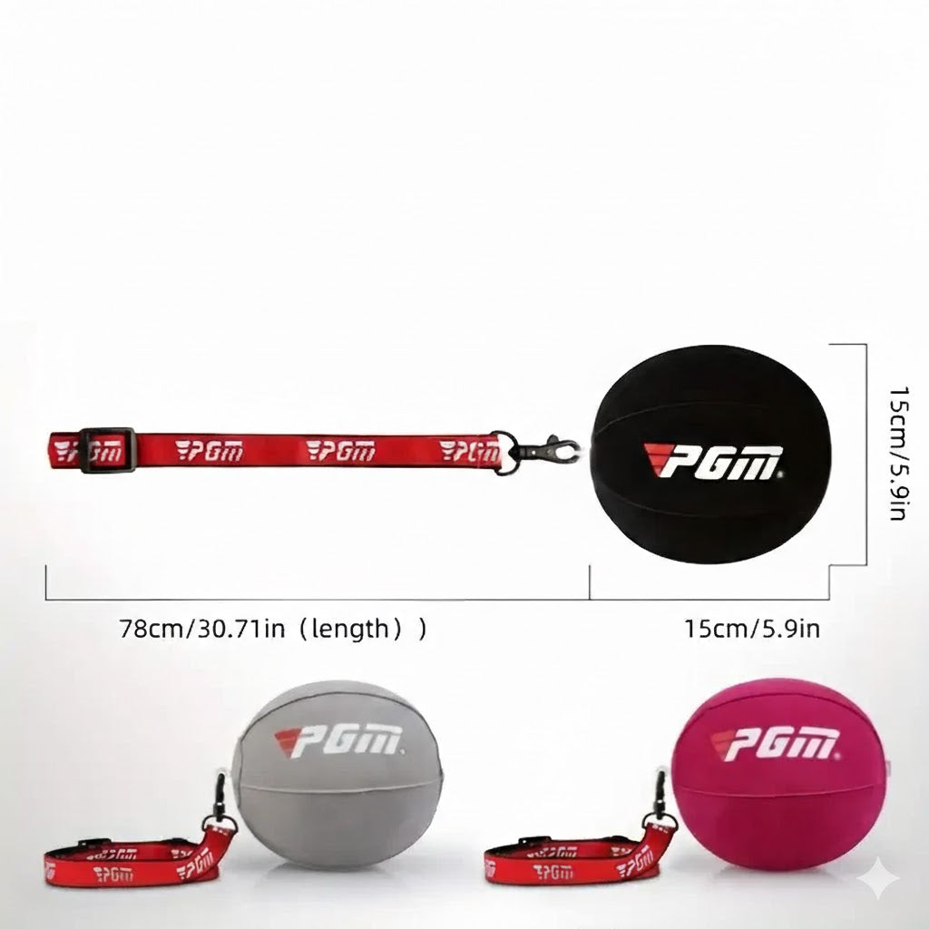 Inflatable Golf Smart Ball Swing Trainer – Adjustable Connection Aid with Hand Pump
