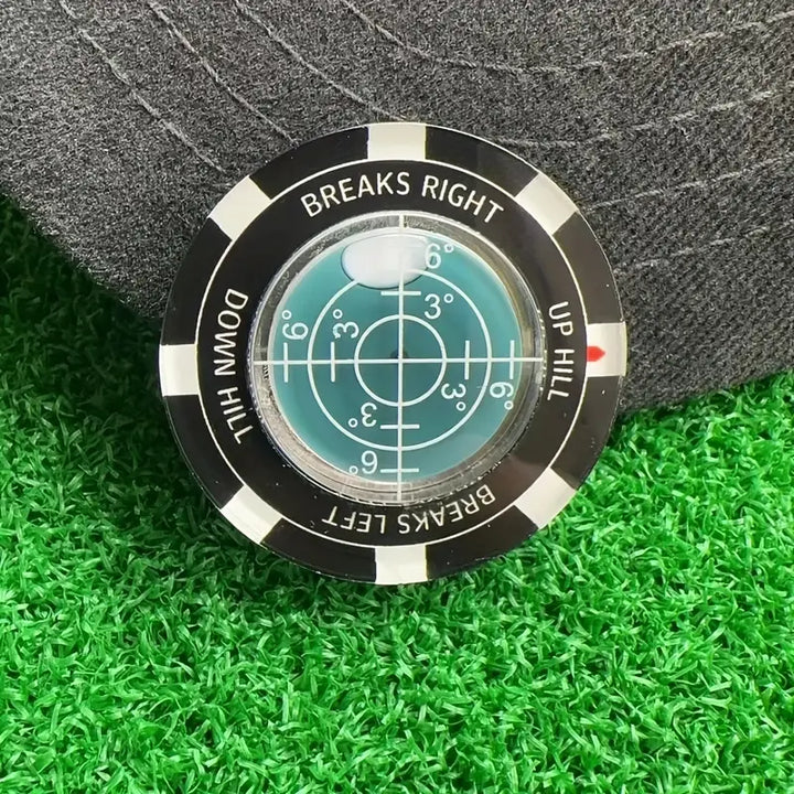 4cm Golf Green Reader – Slope & Break Marker with Bubble Level