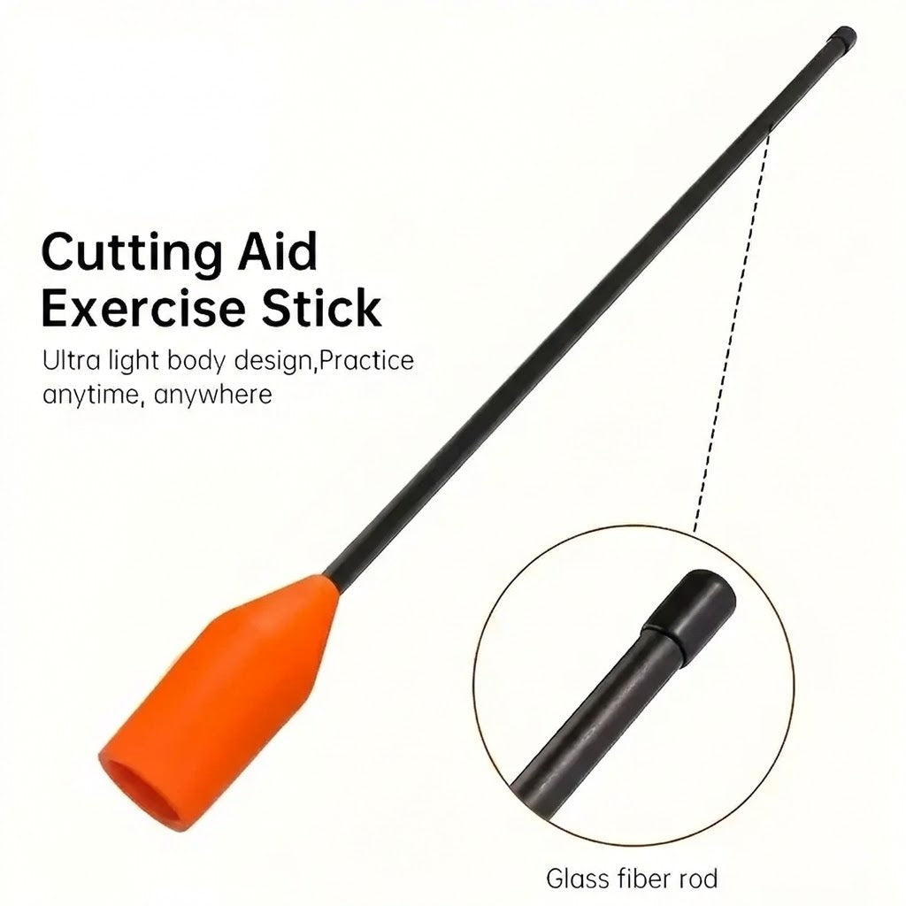 Golf Swing Corrector Practice Stick – Alignment & Anti-Flip Trainer