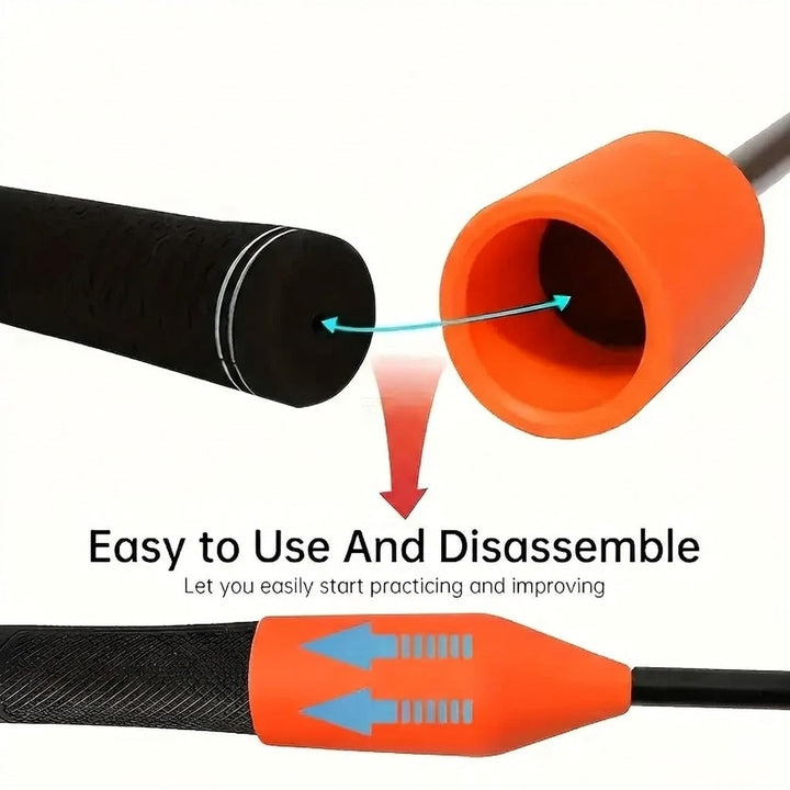 Golf Swing Corrector Practice Stick – Alignment & Anti-Flip Trainer