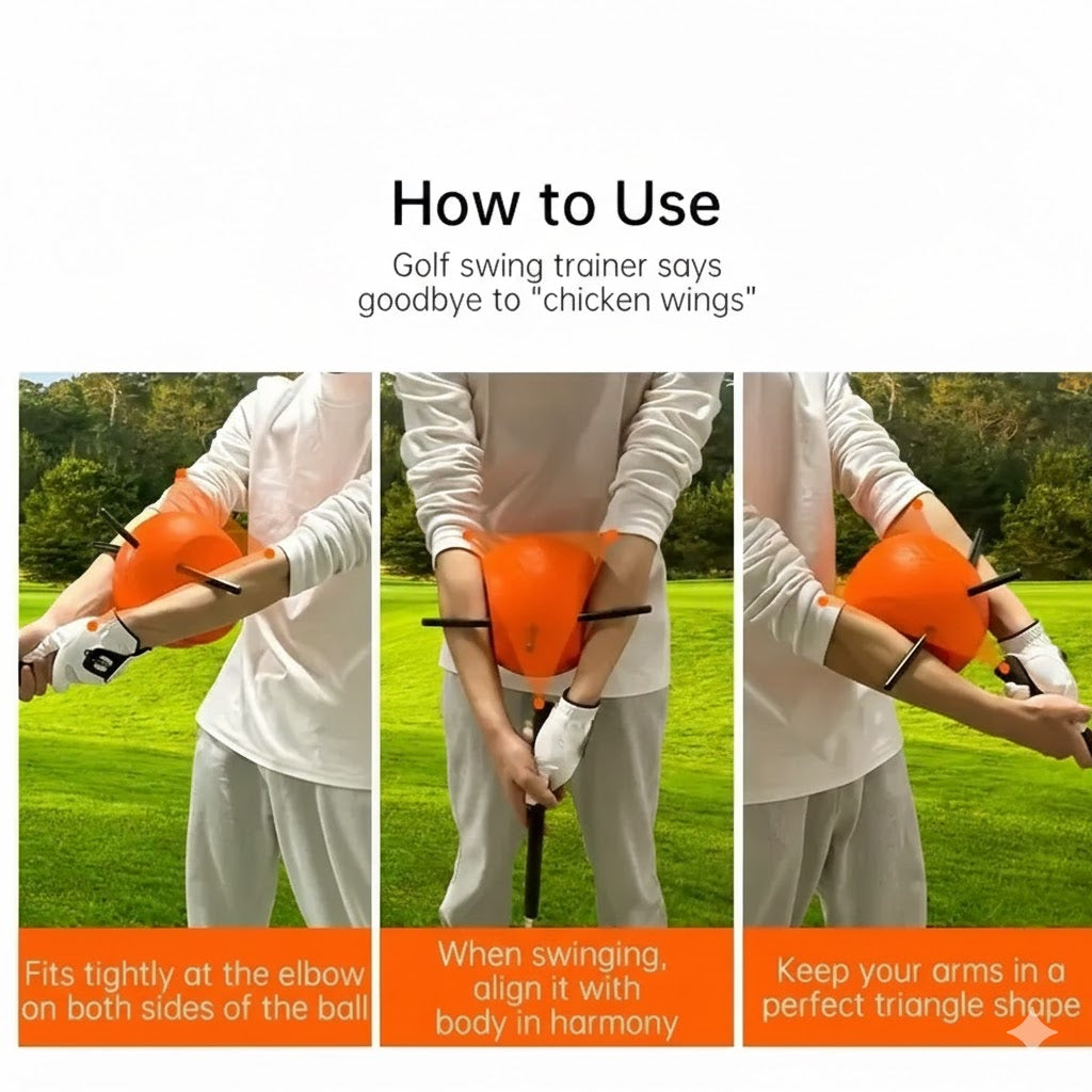 The Connector Golf Swing Trainer – Arm Connection & Alignment Aid