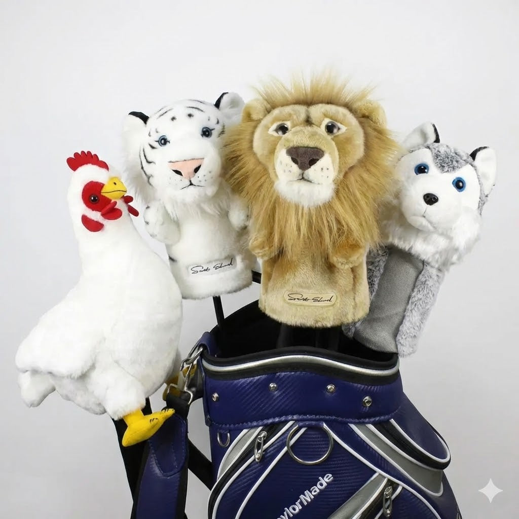 Animal Plush Golf Driver Headcover – Fits 460cc Drivers