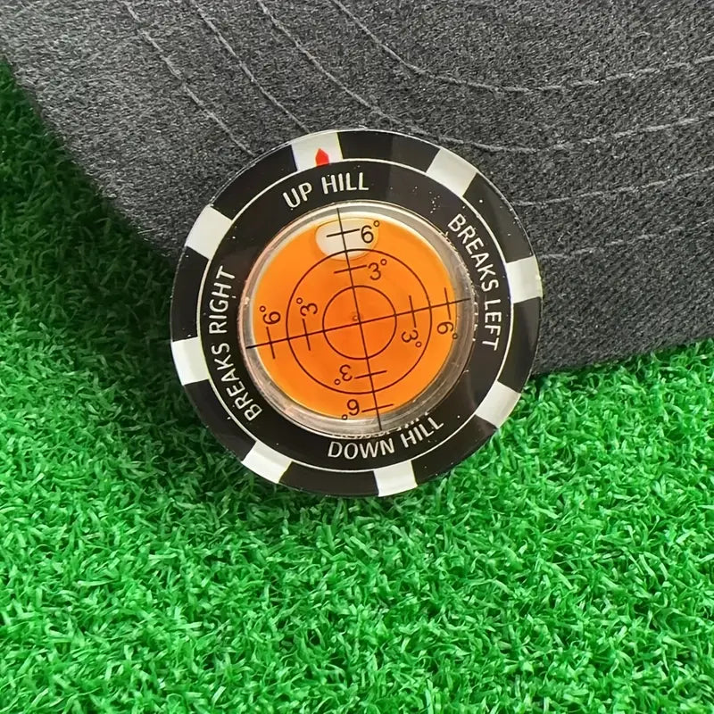4cm Golf Green Reader – Slope & Break Marker with Bubble Level