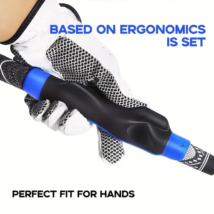 Golf Grip Trainer Attachment – Ergonomic Hand Positioning & Swing Corrector