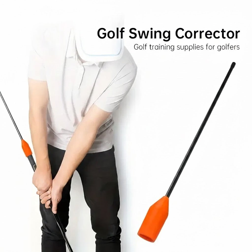Golf Swing Corrector Practice Stick – Alignment & Anti-Flip Trainer