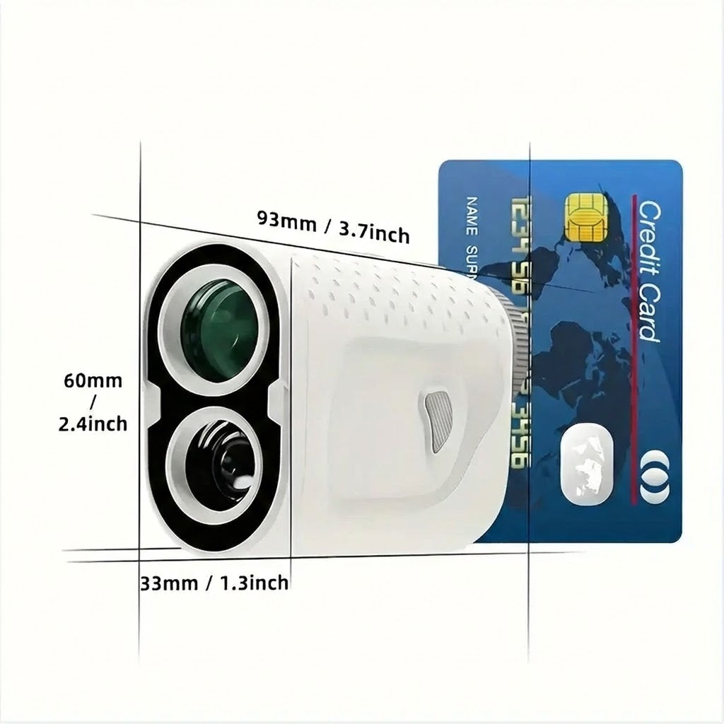 Ultra-Compact Mini Lady’s Golf Rangefinder – Lightweight Palm-Sized Laser with 600m Range & Slope